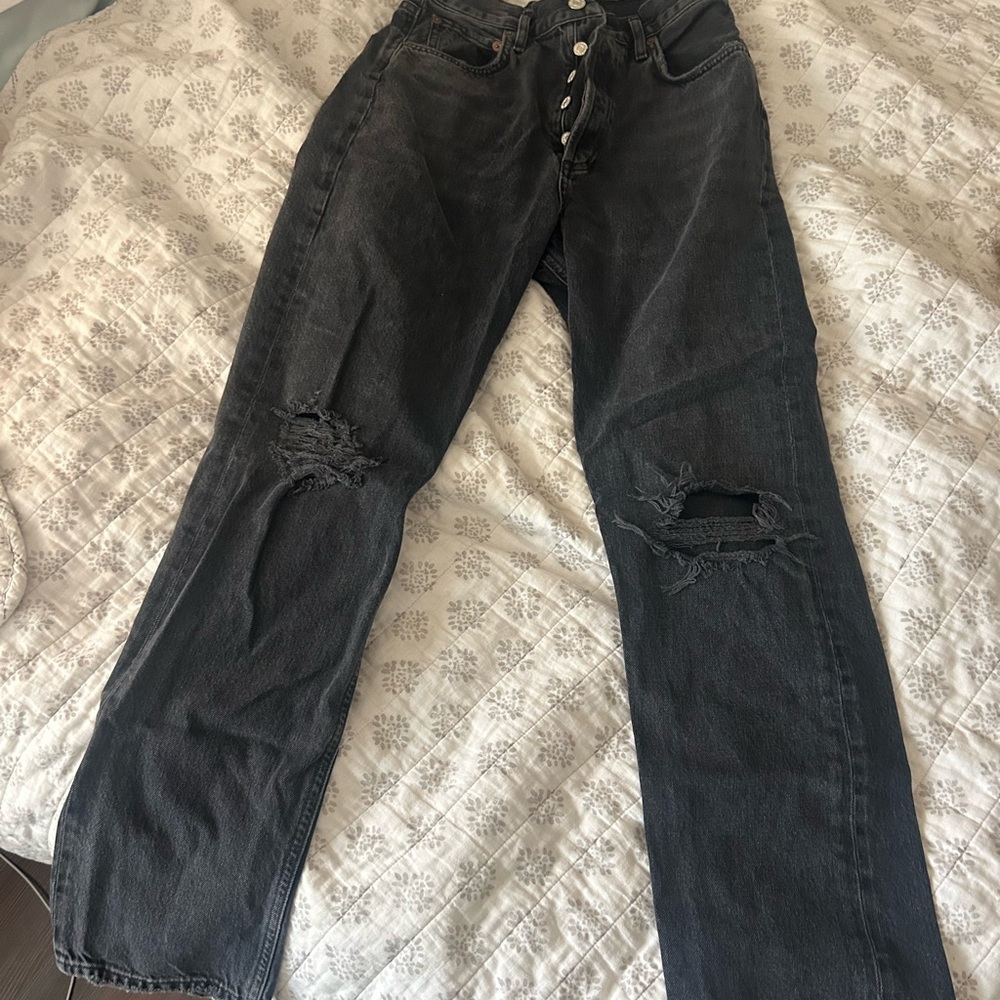 Agolde Black Denim Jeans